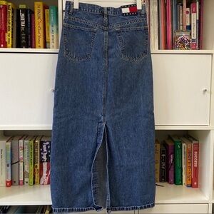 Tommy Hilfiger long jeans skirt vintage